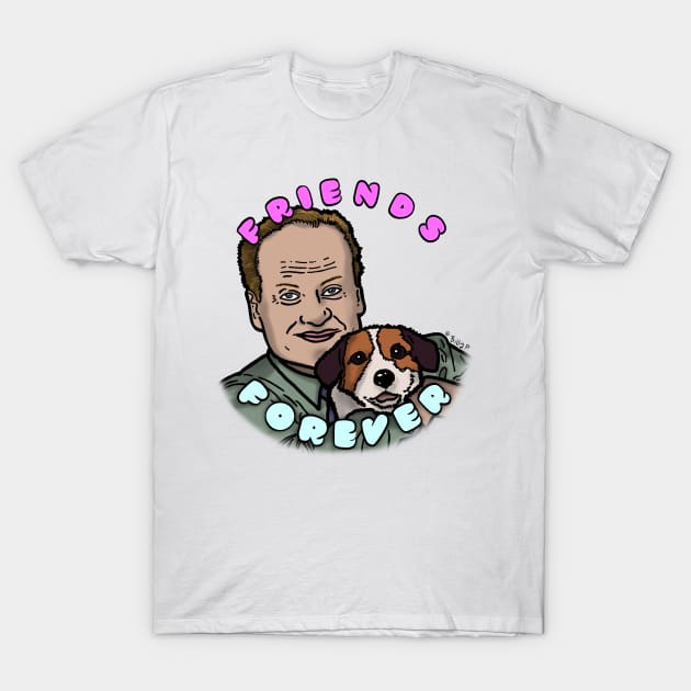 Frasier and Friend T-Shirt by The Ghost In You